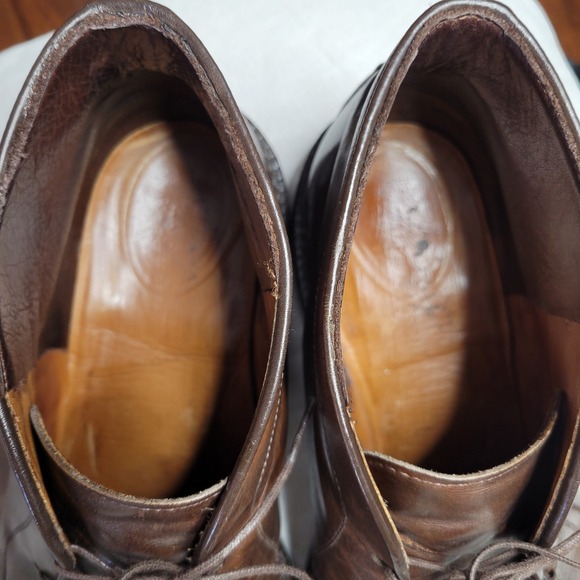 Ralph Lauren Mens‎ Leather Chukka Boots Brown Lace Up Ankle 10.5 D 1512174 main image 16